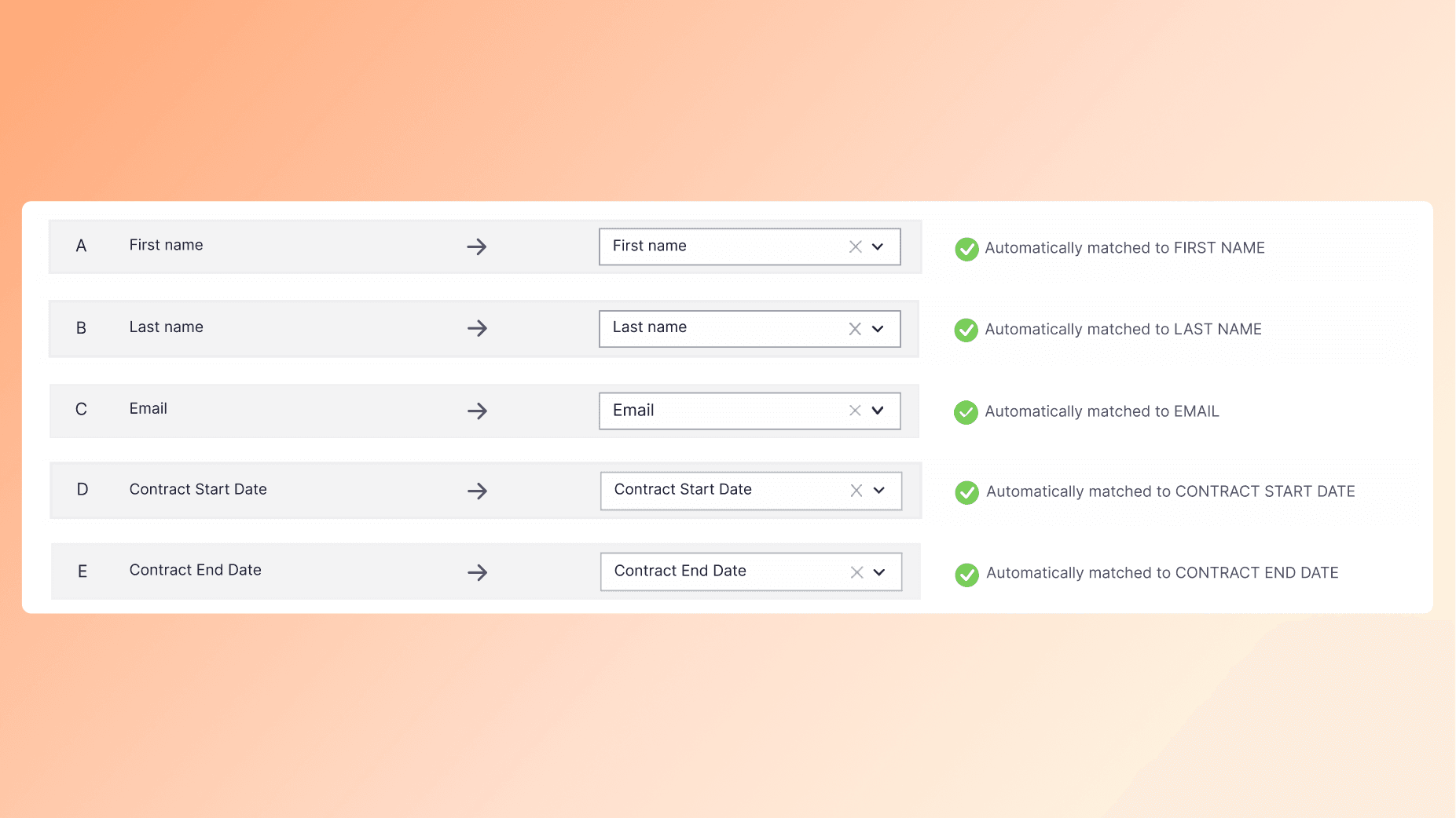 Importa datos de empleados a Factorial