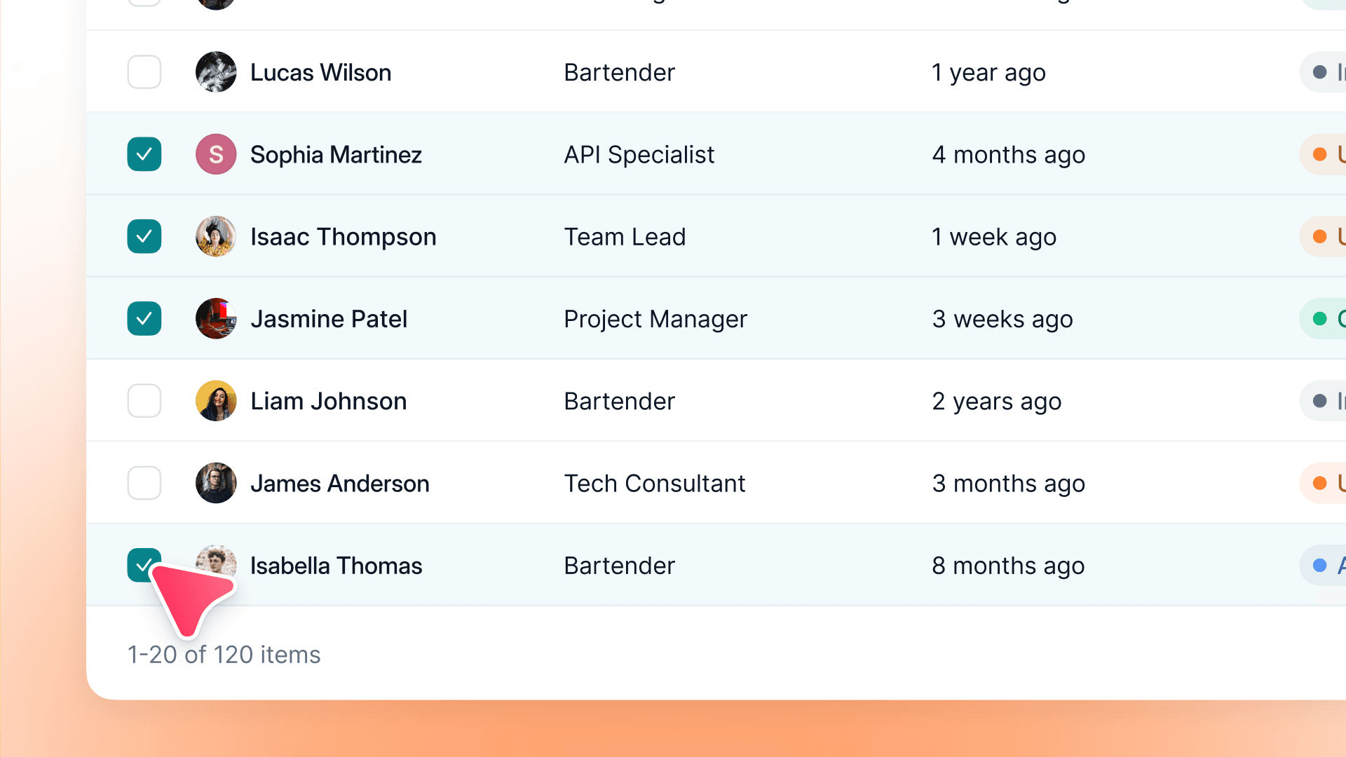 Edita a tus empleados en masa