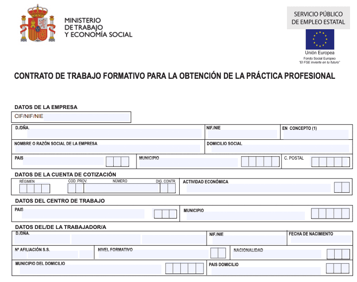 contrato de prácticas SEPE-min