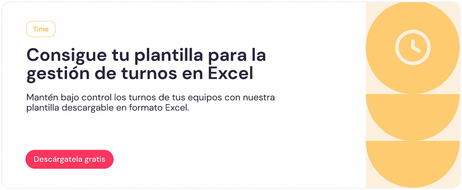 Plantilla gratis gestión de turnos en excel