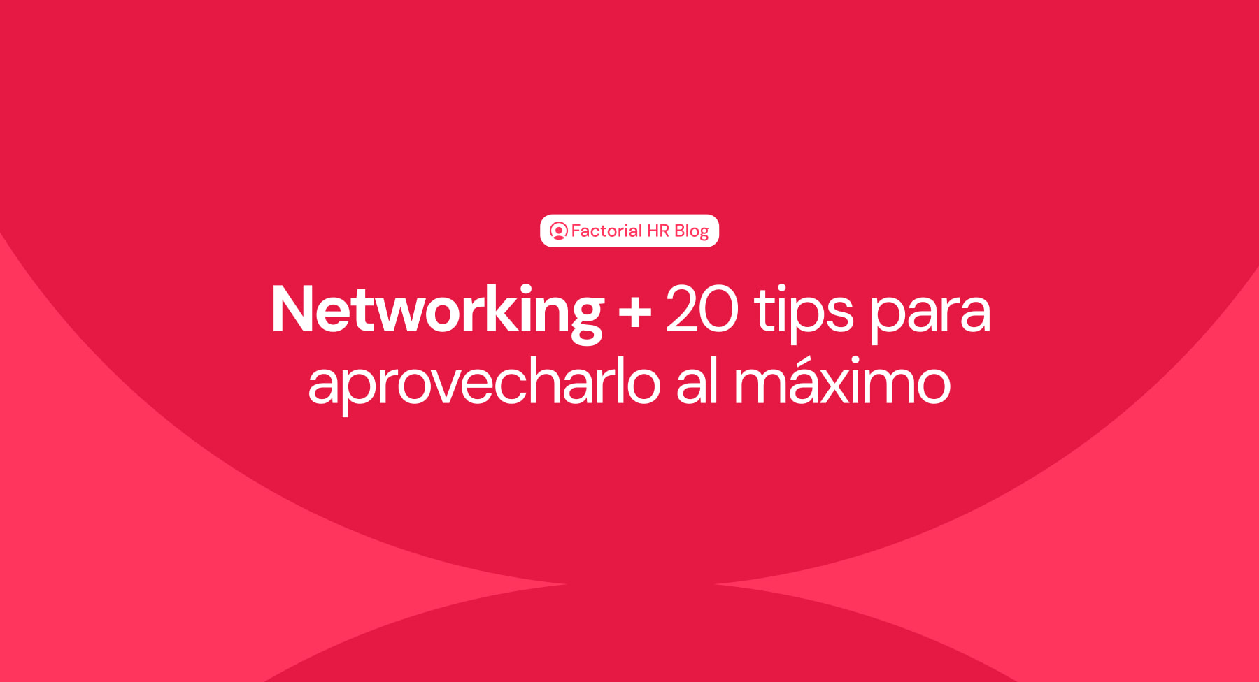 Networking + 20 tips para aprovecharlo al máximo