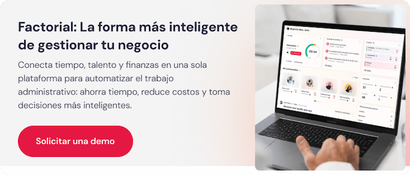 Demo banner factorial software para rrhh
