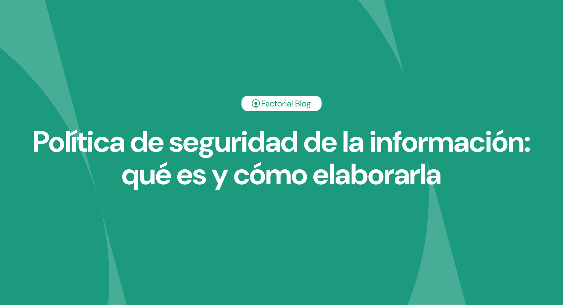 Política de seguridad de la información